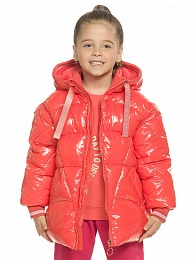 Куртка для девочек (GZXW3253/2) Pelican - цвет Коралловый